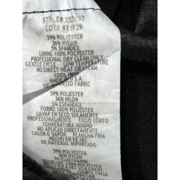 Escape Evening Gown Black Women 12 Zip Shoulder Split @j - Picture 14 of 14